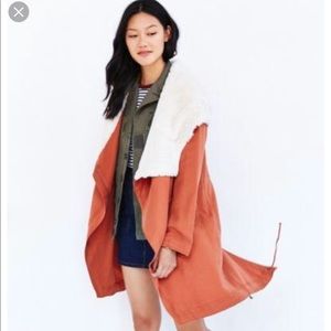 Silence + Noise Jacquie asymmetrical Parka